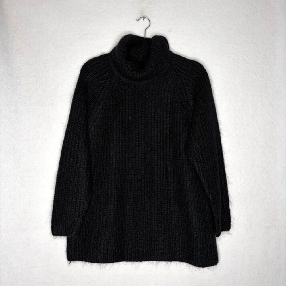 Jones New York Sport Chunky Turtleneck Sweater Size S Mohair Blend